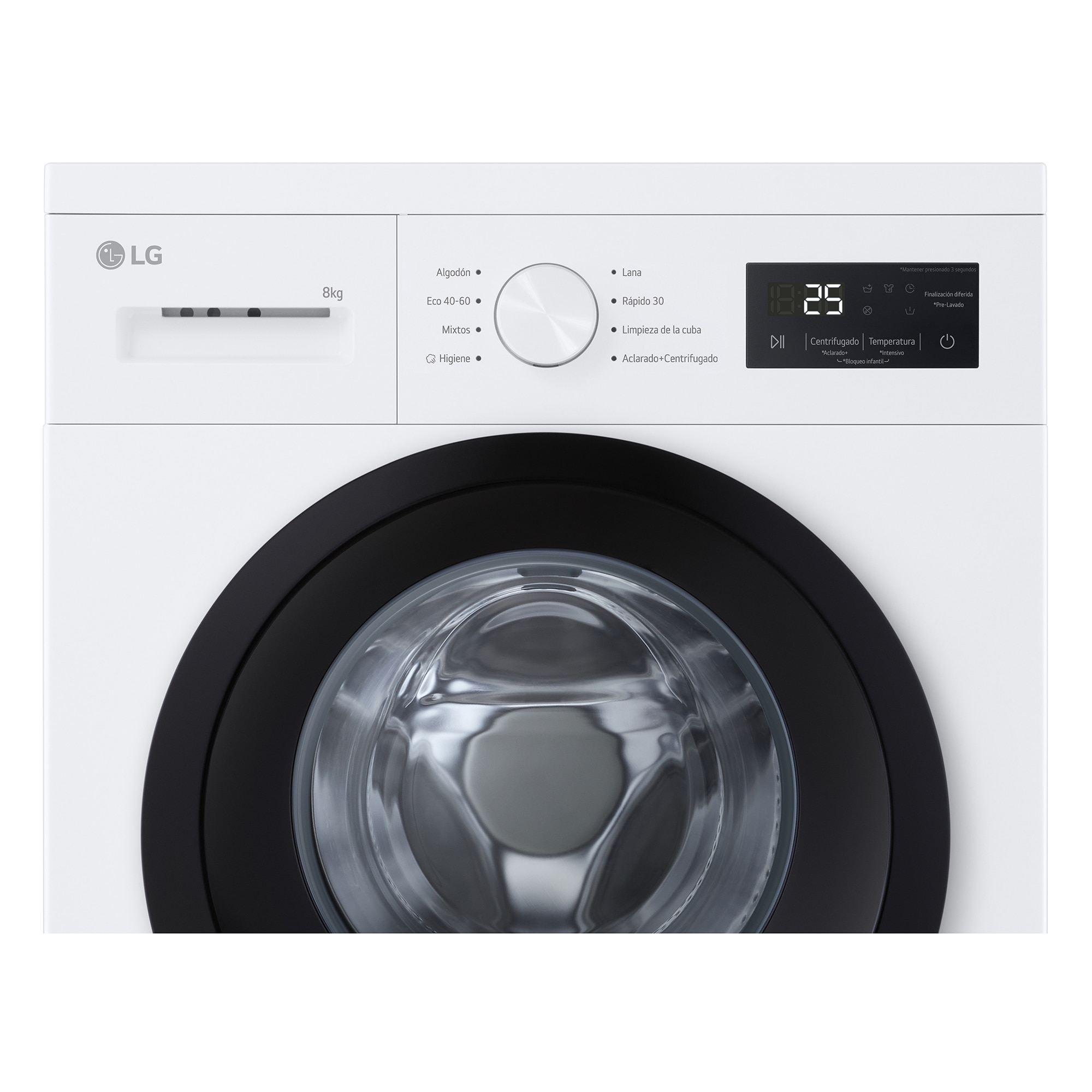Lavadora LG 8 Kg / 1400 rpm - F4A10S8NWK Blanco-6