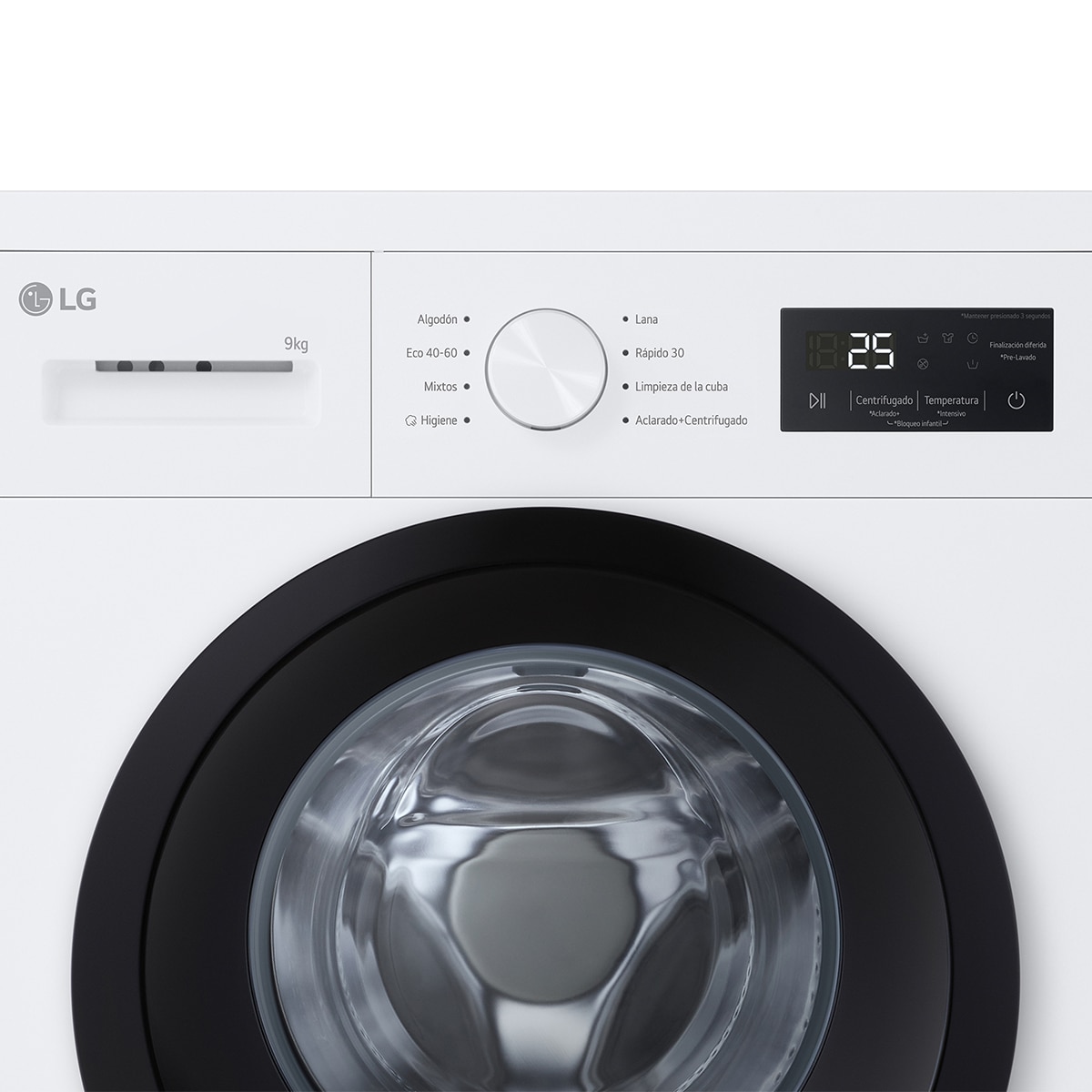 Lavadora LG 9 kg / 1.400 rpm - F4A1009NWK Blanco-6