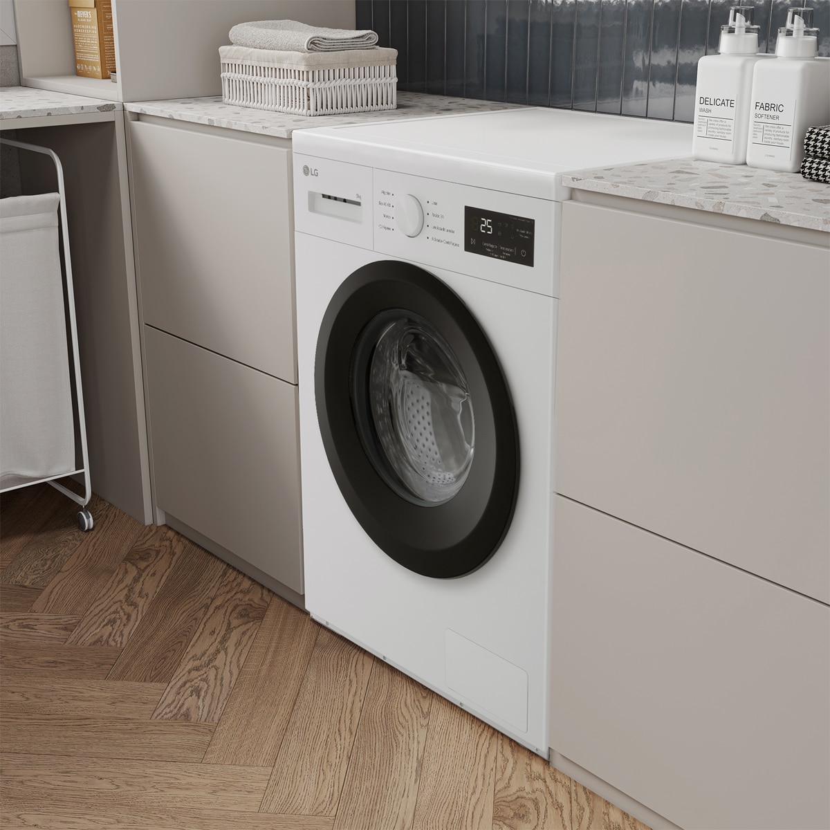 Lavadora LG 9 kg / 1.400 rpm - F4A1009NWK Blanco-9