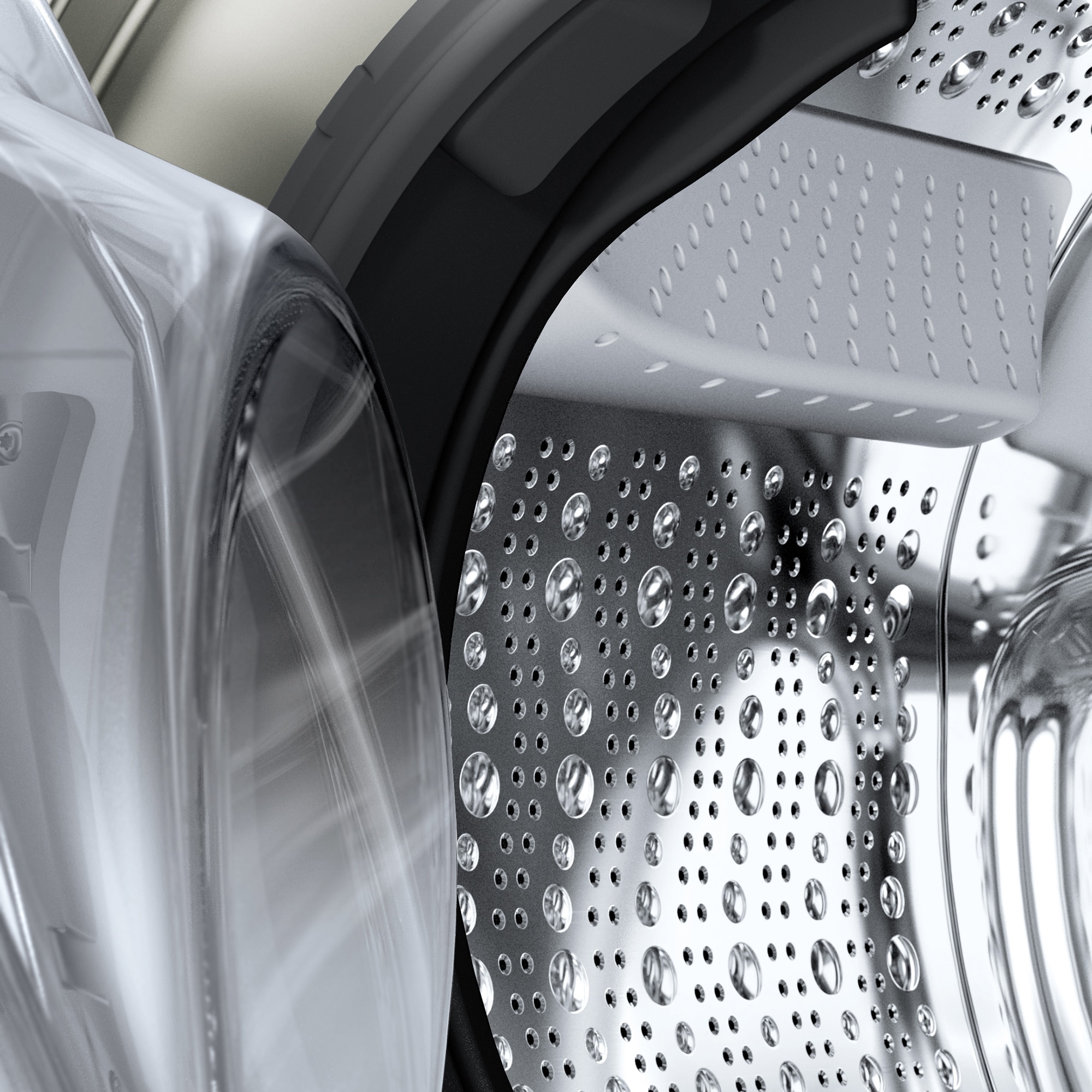 Máquina de Lavar Roupa Siemens iQ500 WG56H2AXES Carga Frontal, Home Connect, i-Dos, de 10 kg e de 1600 rpm - Silver Inox Aço mate anti marcas-7
