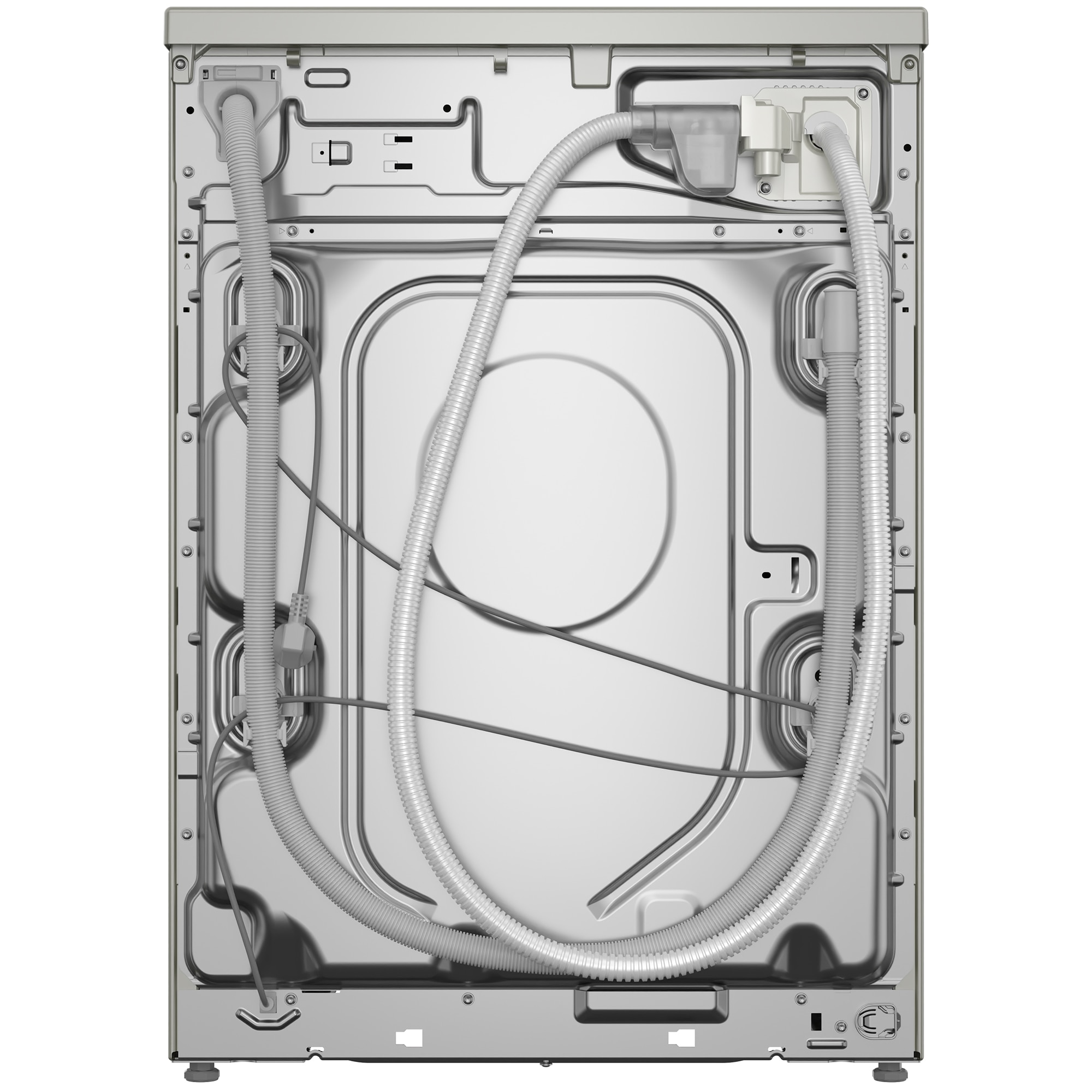 Máquina de Lavar Roupa Siemens iQ500 WG56H2AXES Carga Frontal, Home Connect, i-Dos, de 10 kg e de 1600 rpm - Silver Inox Aço mate anti marcas-10