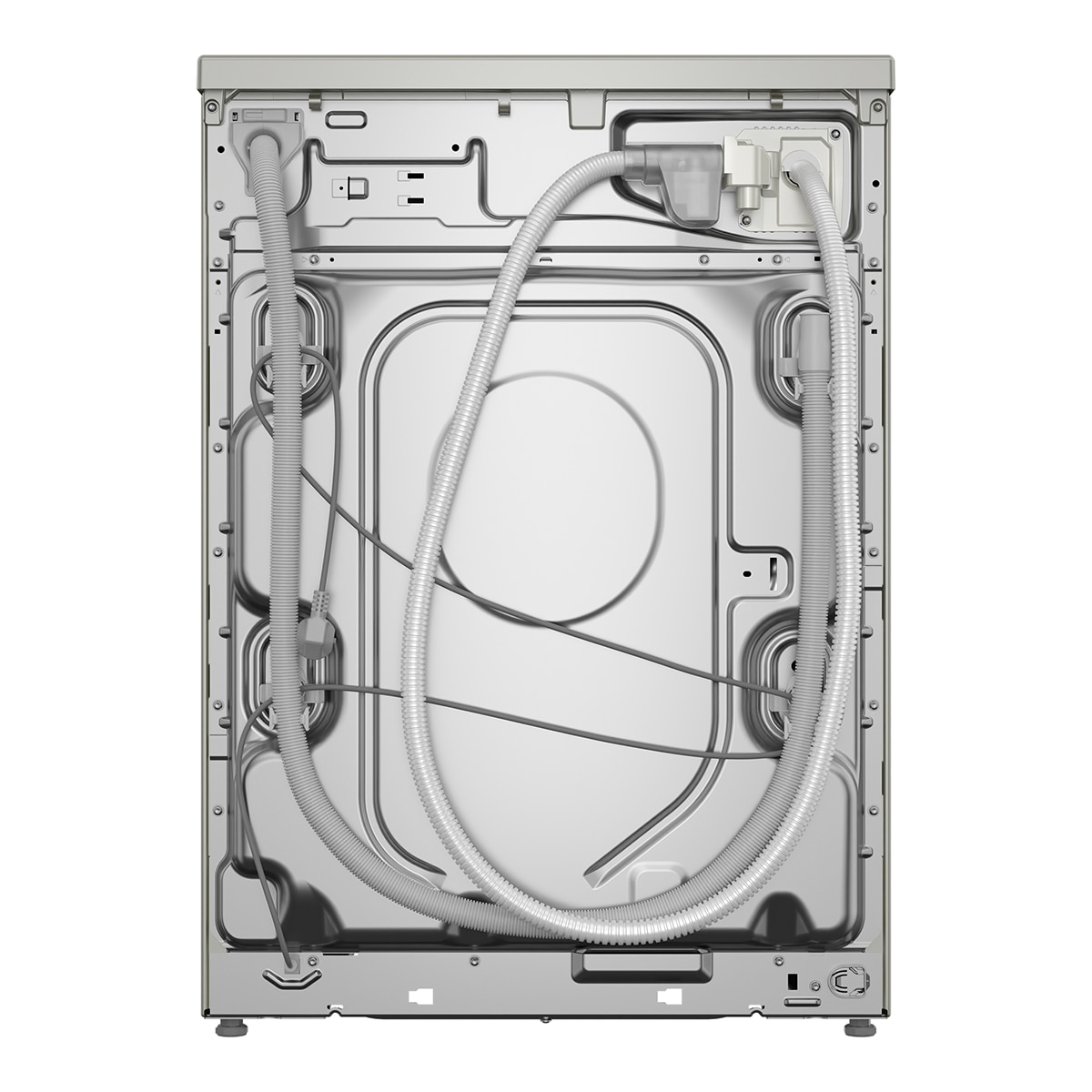 Máquina de Lavar Roupa Siemens iQ500 WG56H2AXES Carga Frontal, Home Connect, i-Dos, de 10 kg e de 1600 rpm - Silver Inox Aço mate anti marcas-11