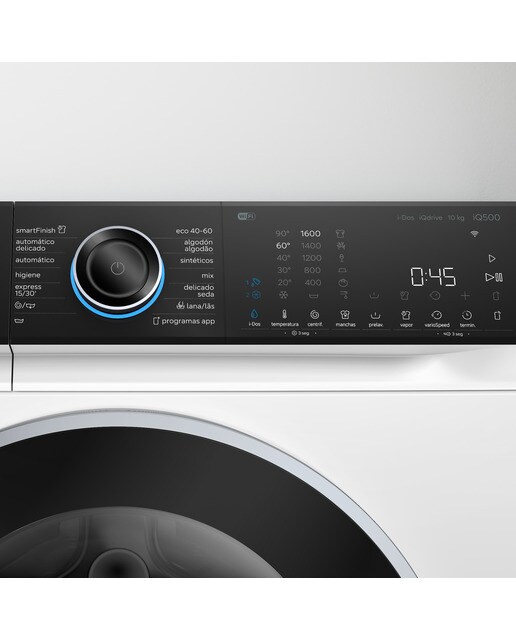 Lavadora Siemens 10 kg / 1600 rpm con autodosificación iQ500- WG56H2A0ES Blanco-5