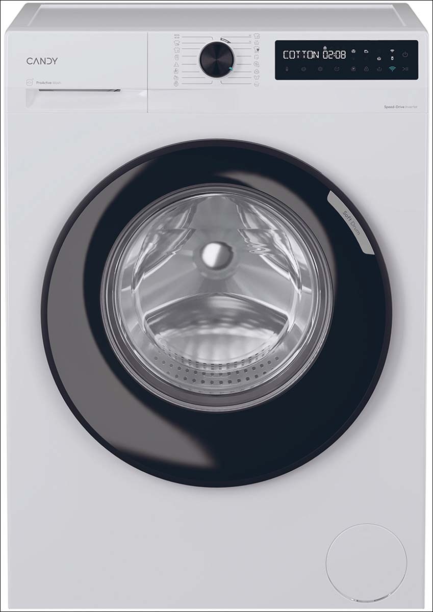 Lavadora Candy 10 kg / 1.400 rpm Pro Wash 500 - BR 410B8-S Blanco-2
