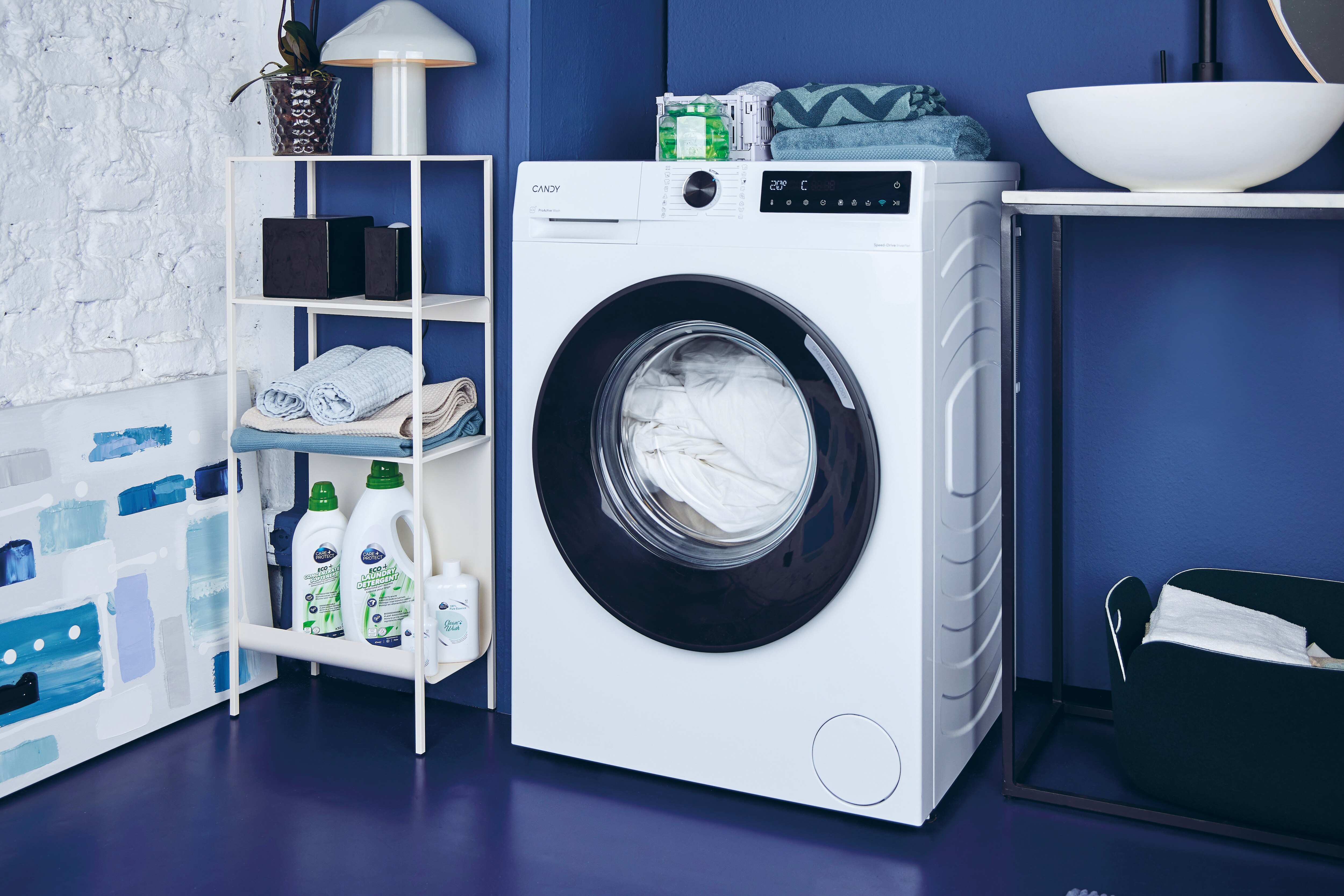Lavadora Candy 8 kg / 1.400 rpm Prowash 500 - BR 48B6-S Blanco-16