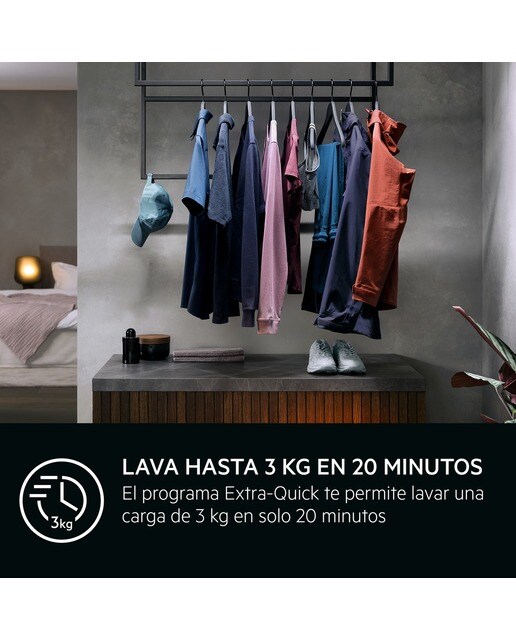 Máquina de Lavar Roupa AEG Série 7000 LFR7354O4B Carga Frontal, ProSteam, Motor Inverter, de 10,5 Kg e 1400 rpm - Branco Branco-10