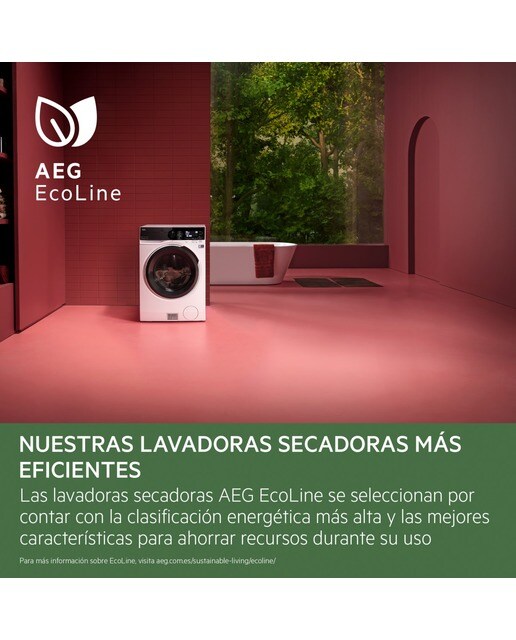 Máquina de Lavar e Secar Roupa AEG Serie 7000 LWR7304L4B ProSteam, DualSense, de 11/7Kg e de 1400 rpm - Branco Branco-4