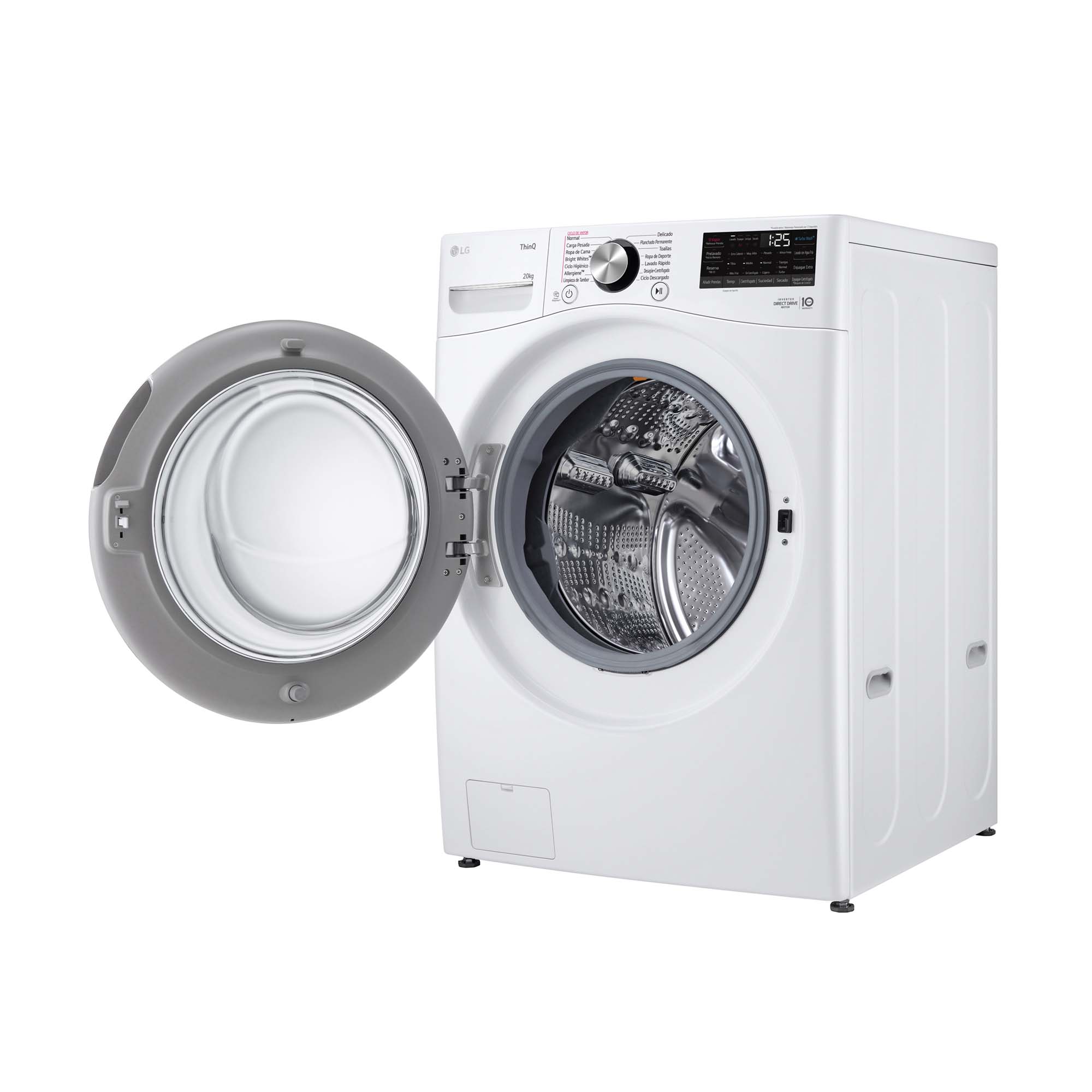 Lavadora LG 20 kg / 1.000 rpm - F0P3CYV2W Blanco-15