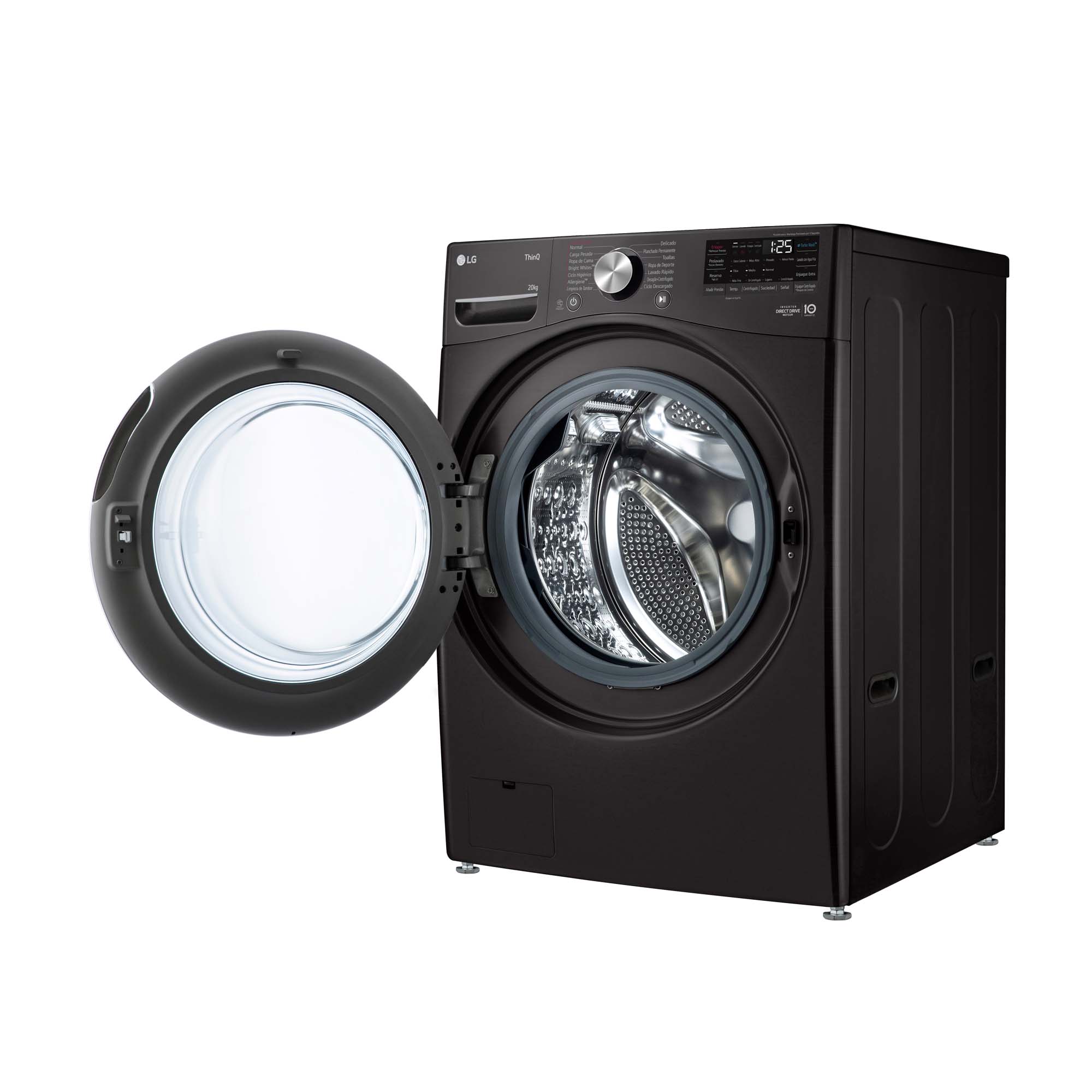 Lavadora LG 20 kg / 1.000 rpm - F0P3CYV2E Negro-15