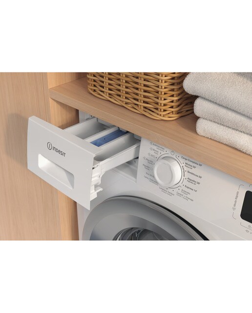 Lavadora Indesit 8 kg / 1.300 rpm - IM 864S MY TME Blanco-8