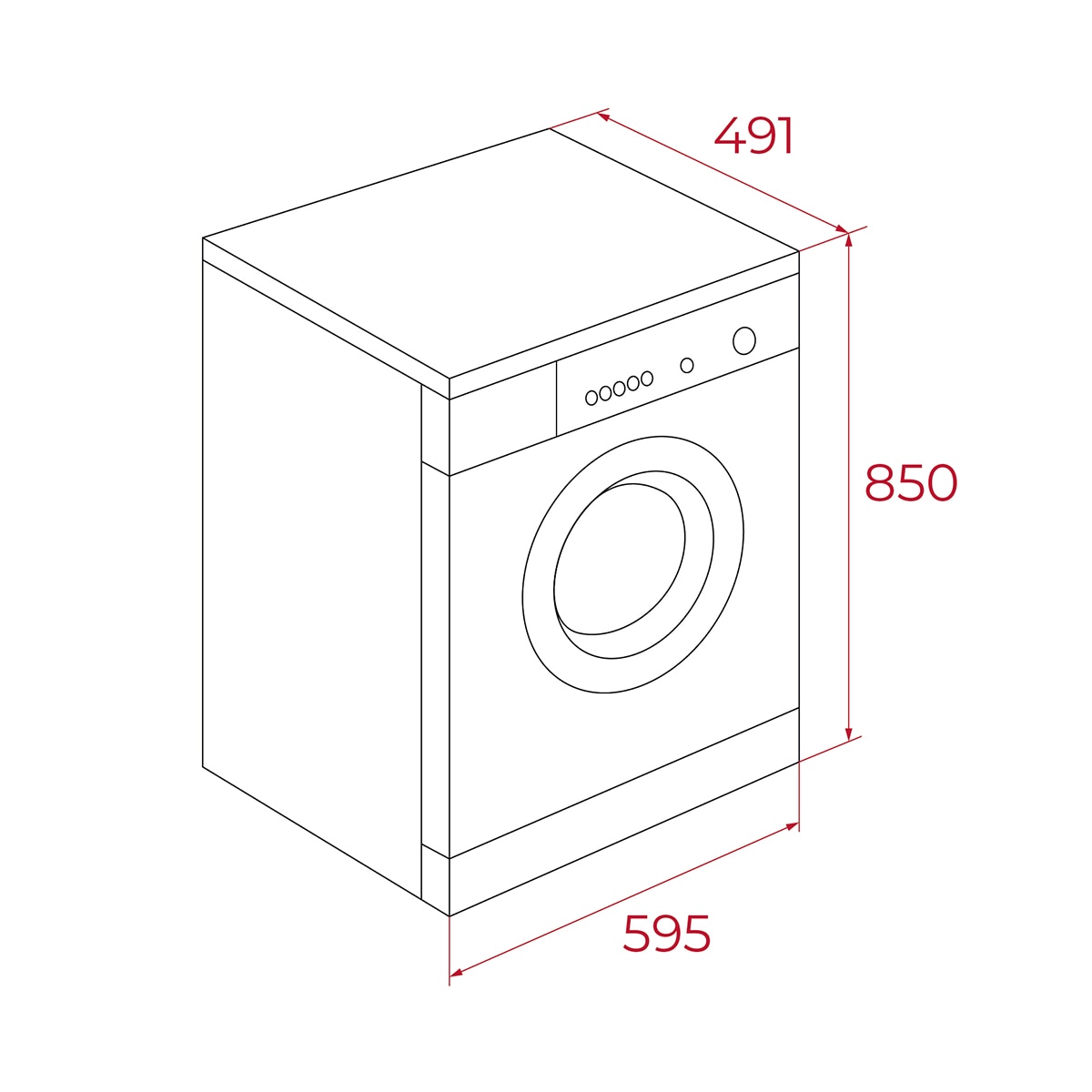 Lavadora Teka 8kg / 1.400 rpm, Motor Inverter - WMK 40840 INOX Acero Inox-2