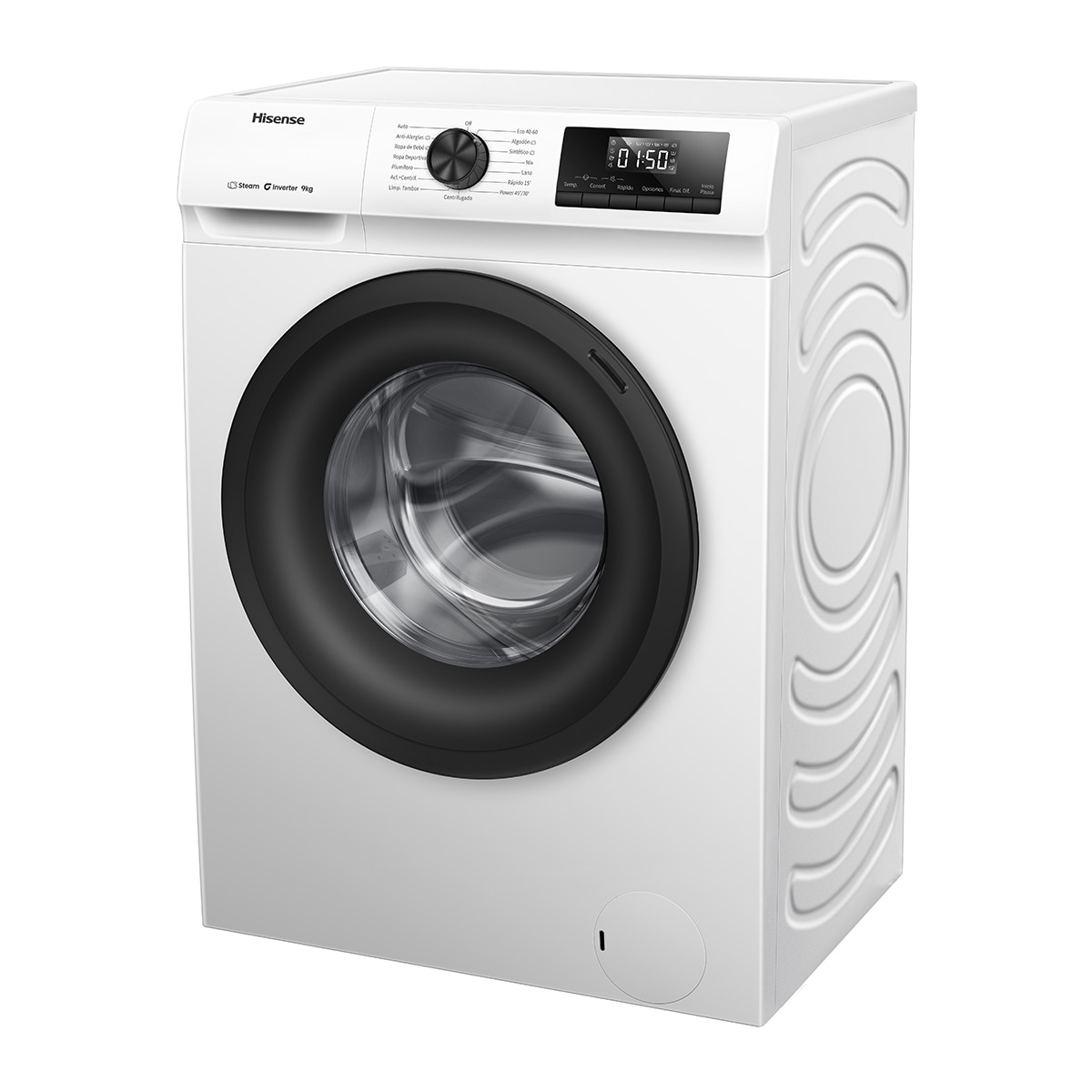Thumbnail 1 de Hisense Lavadora 9kg Vapor Serie 1Q- WF1Q9041BW 🧺