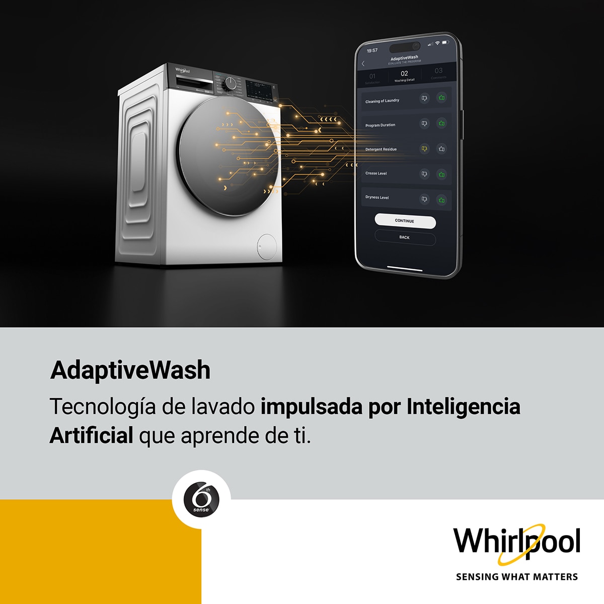 Lavadora Whirlpool 9 Kg / 1.400 rpm A-50% Autodose - WPM 911W ADS SPT Blanco-13