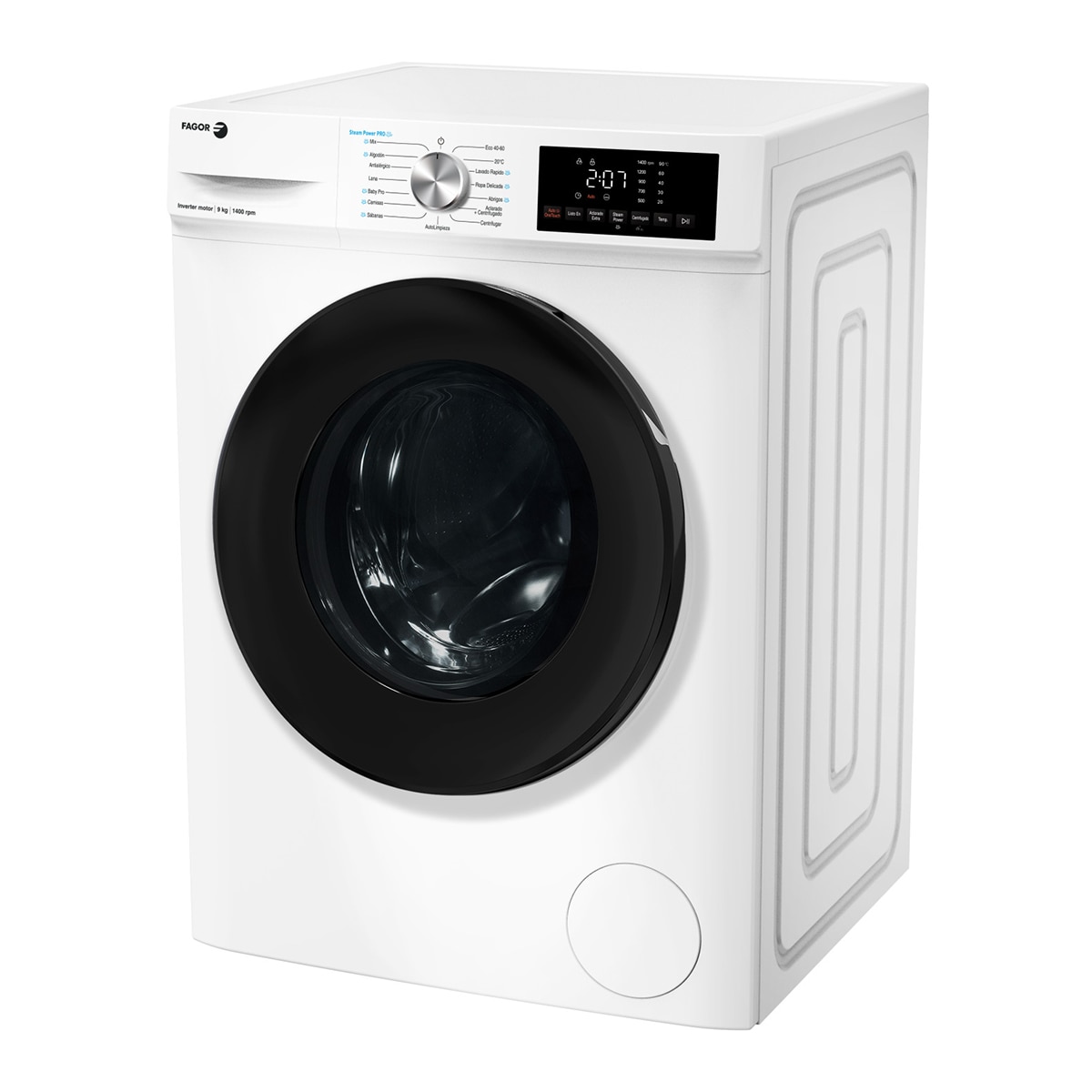 Lavadora Fagor 9 kg / 1.400 rpm -  5FE-9614 Blanco-2