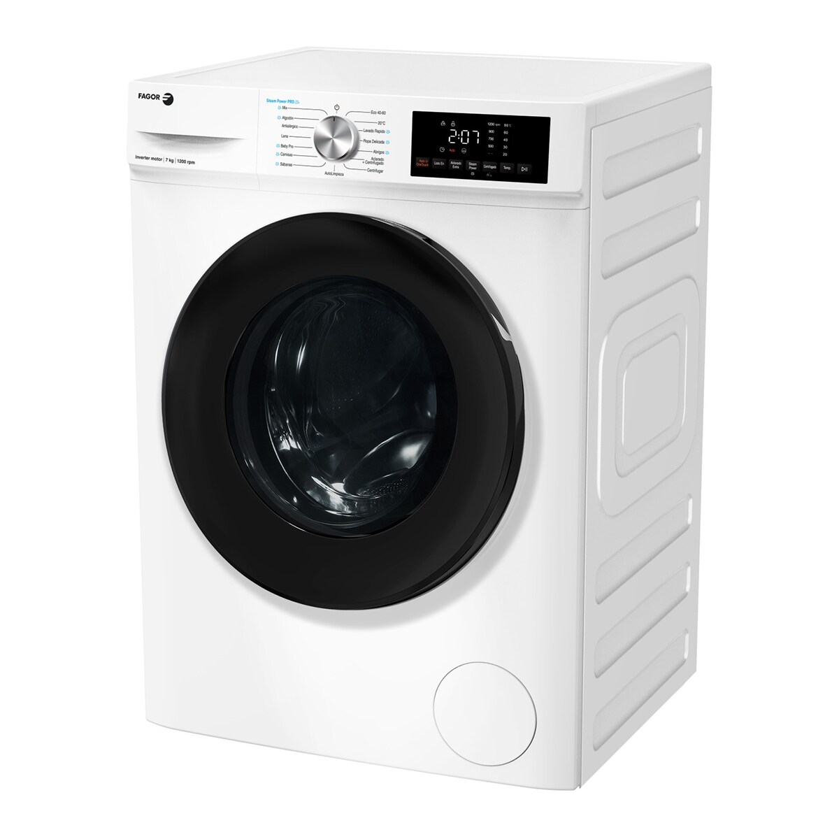 Lavadora Fagor 7 kg / 1.200 rpm -  5FE-7612 Blanco-3