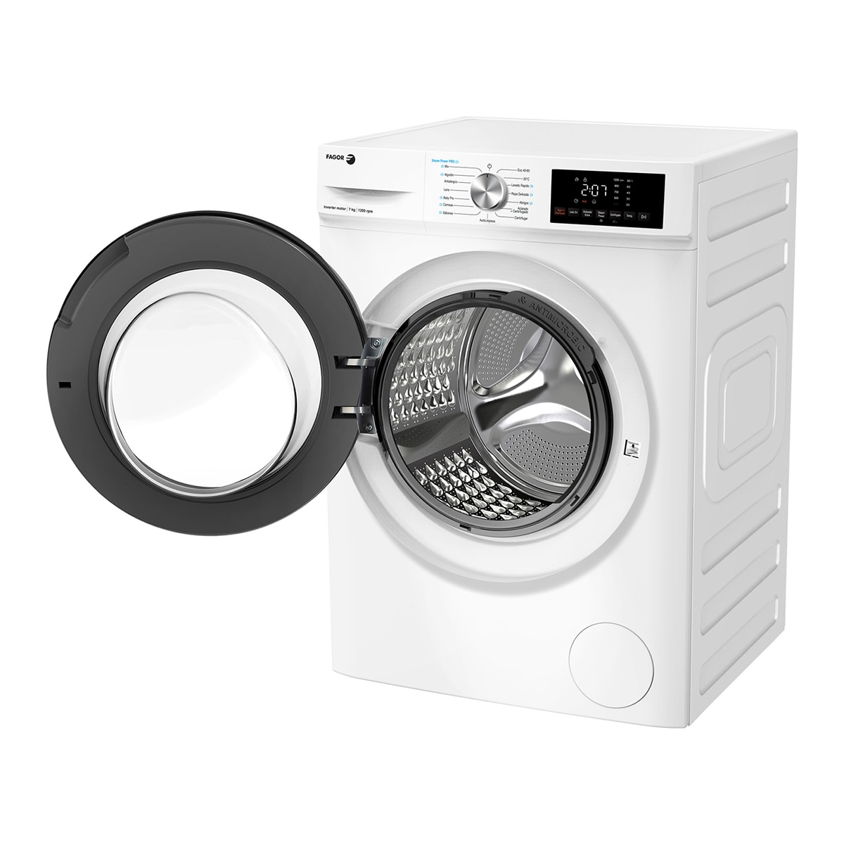Lavadora Fagor 7 kg / 1.200 rpm -  5FE-7612 Blanco-4