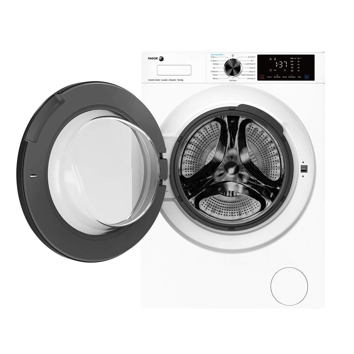 Lavadora secadora Fagor 10 Kg / 1.400 rpm -5FS-106714 Blanco-2