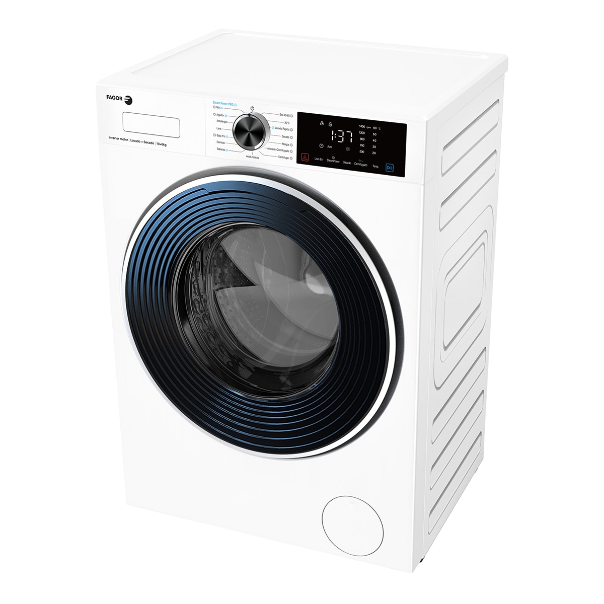 Lavadora secadora Fagor 10 Kg / 1.400 rpm -5FS-106714 Blanco-3