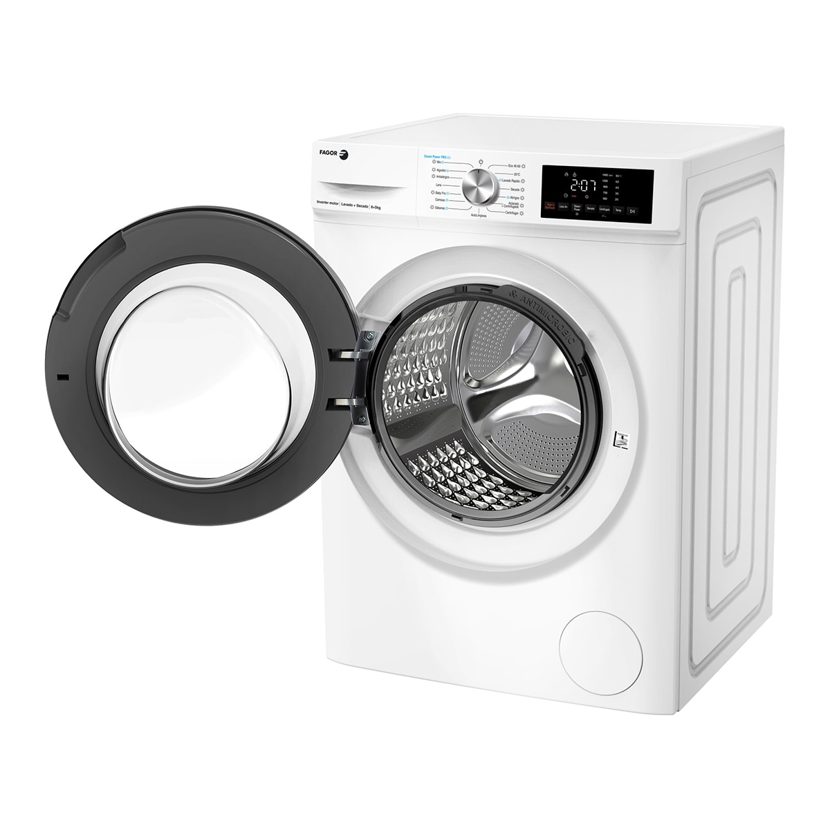 Lavadora secadora Fagor 8 kg / 1.400 rpm - 5FS-85614 Blanco-4