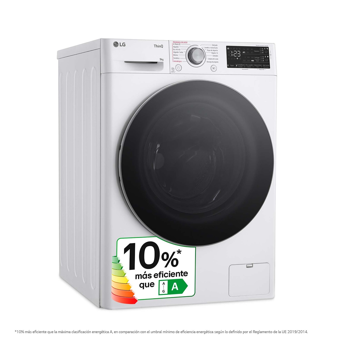 Thumbnail 3 de LG F4WR5509A1W Lavadora 9 kg 1400 rpm AI Direct Drive