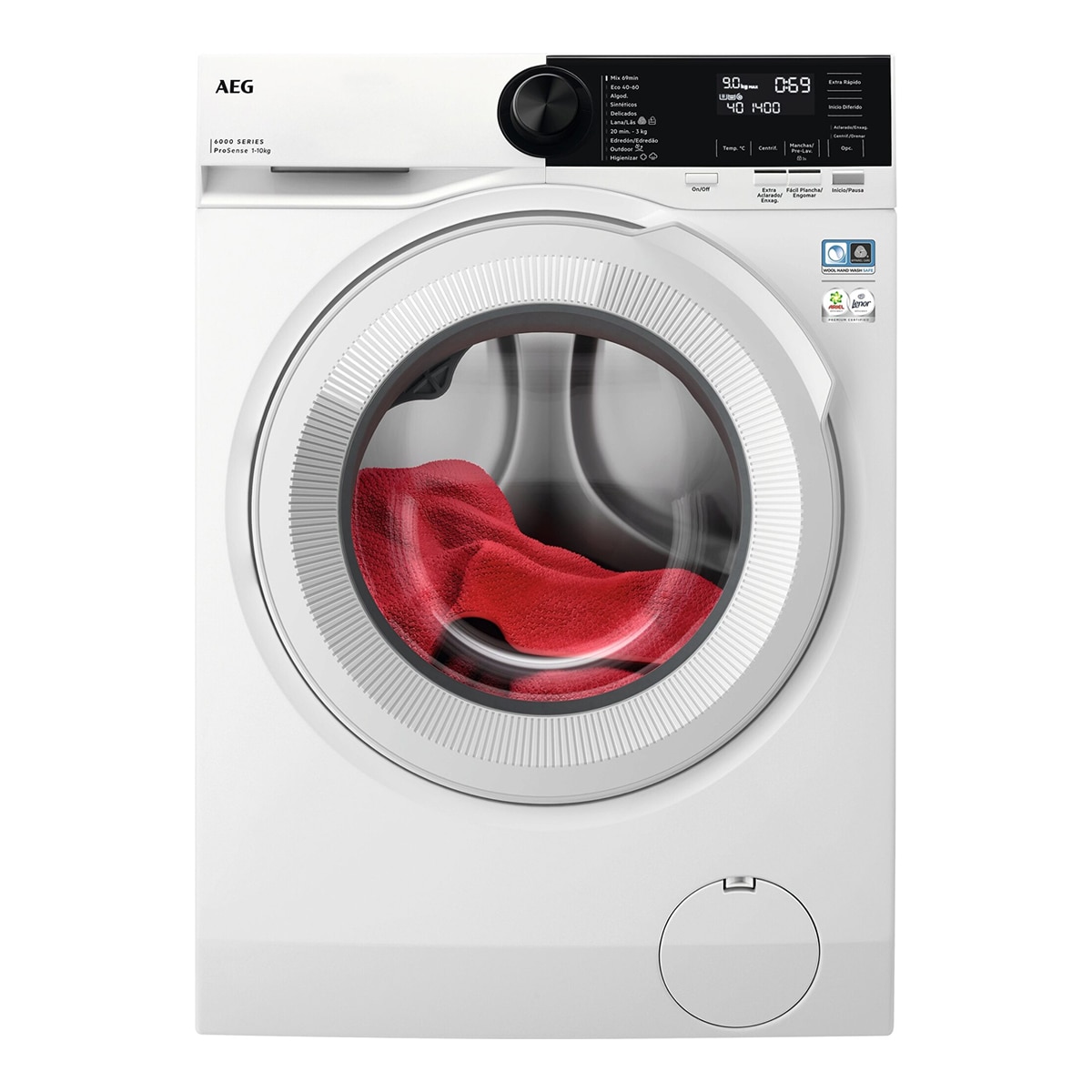 AEG – Lavadora AEG 10 kg / 1.400 rpm – LFR6214O2B.