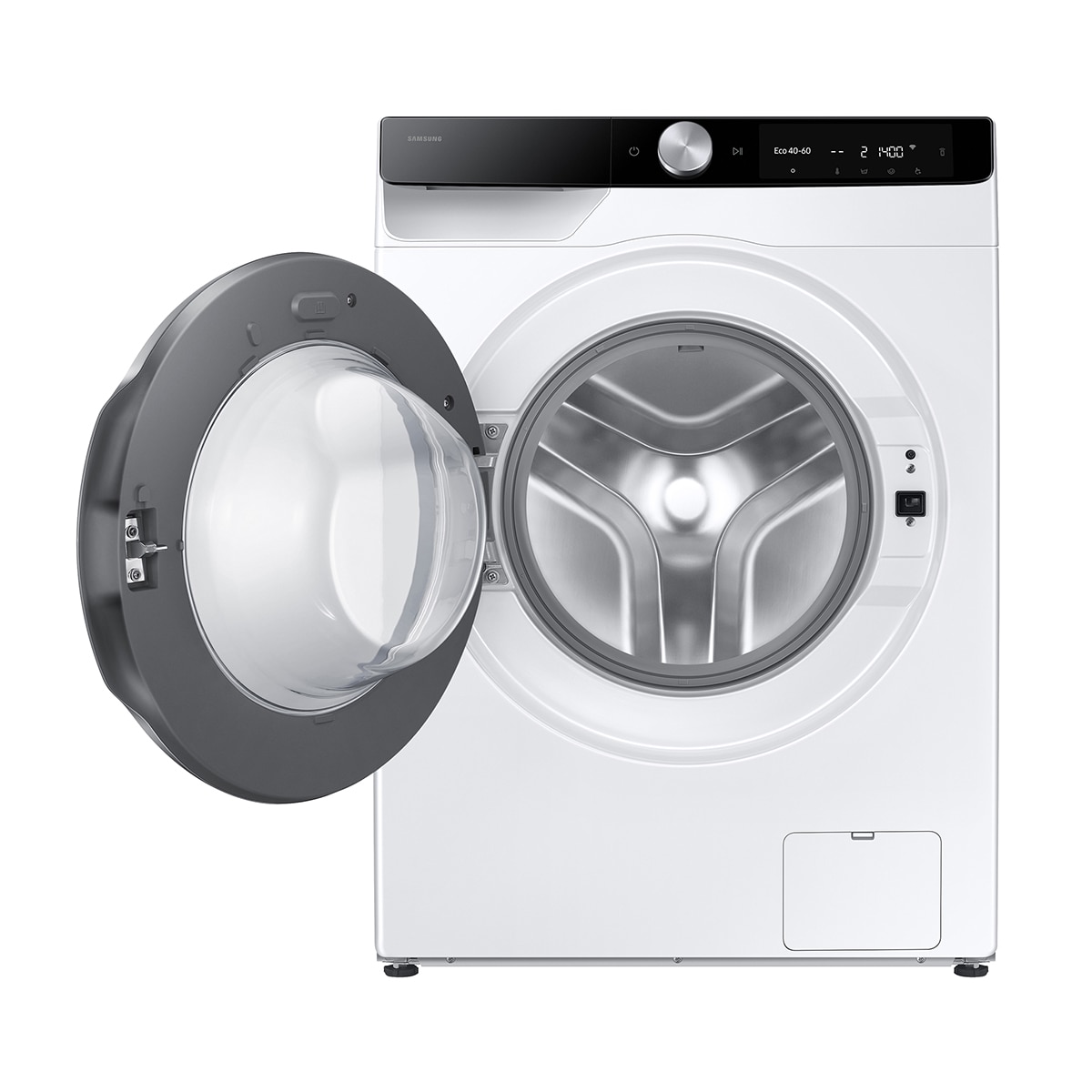 Lavadora con Fondo Reducido Samsung 9kg/1.400 rpm Autodosificación Clase A Blanca - WW90DG6G94LKU3 Blanco-9