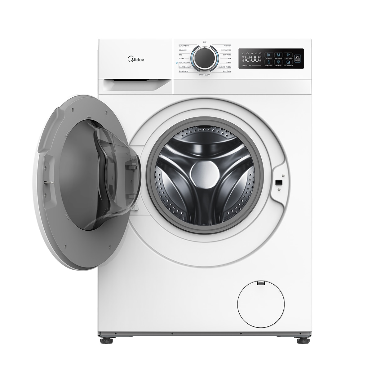 Lavadora Midea 10 Kg/1.400 rpm Power Mix - MF110W100BA10/W-ES Blanco-4