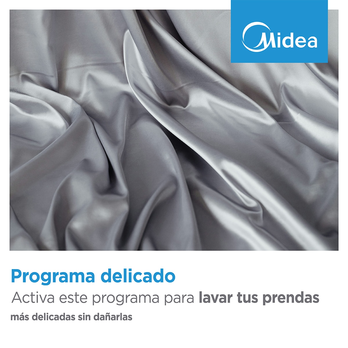 Lavadora Midea 10 Kg/1.400 rpm Power Mix - MF110W100BA10/W-ES Blanco-10