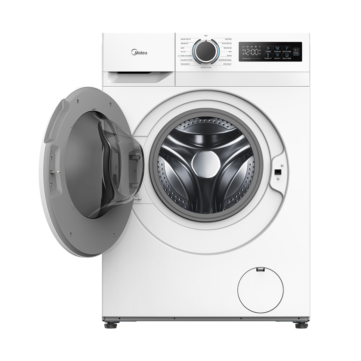 Lavadora Midea 8 Kg/1.400 rpm Power Mix - MF110W80BA10/W-ES Blanco-5