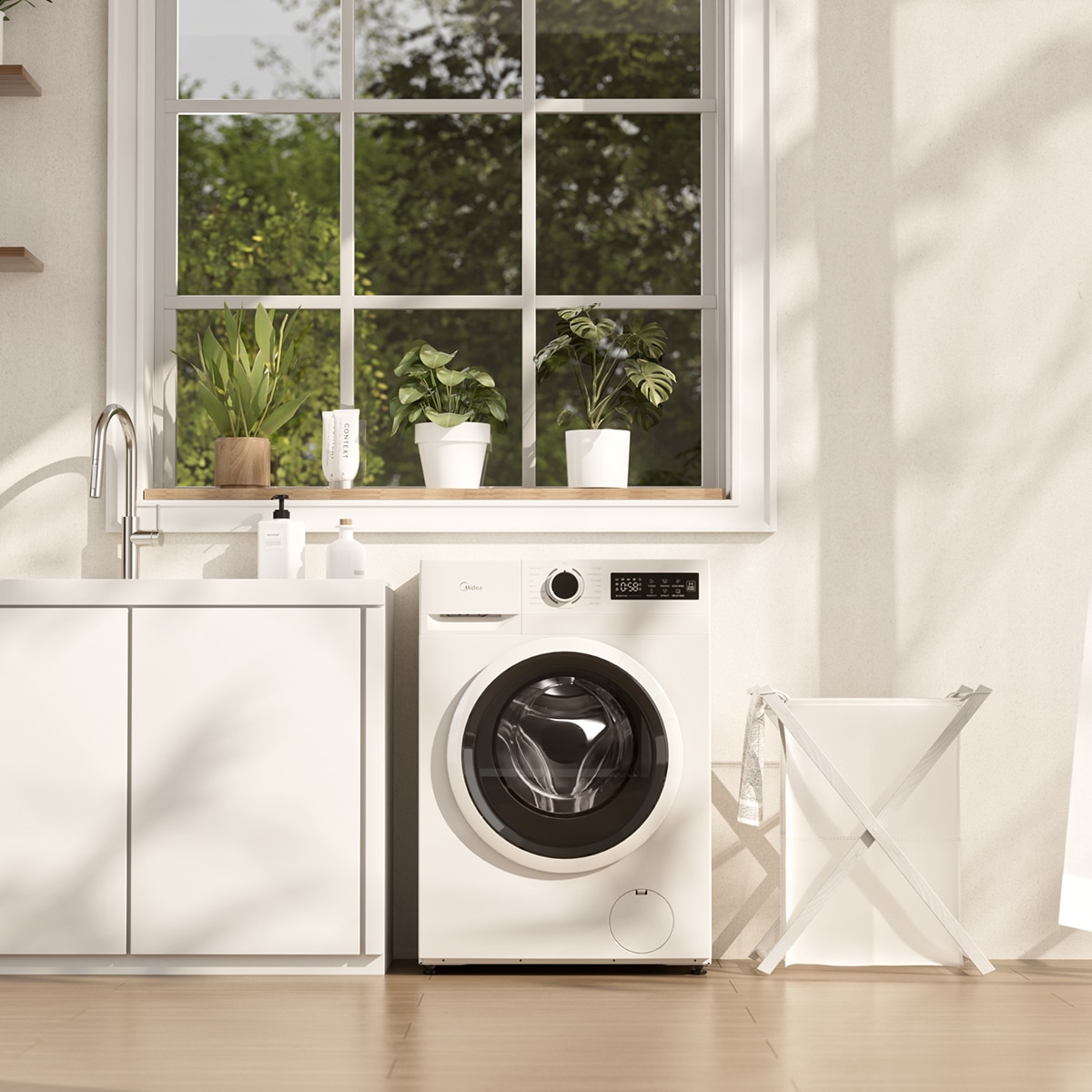 Lavadora Midea 8 Kg/1.400 rpm Power Mix - MF110W80BA10/W-ES Blanco-12