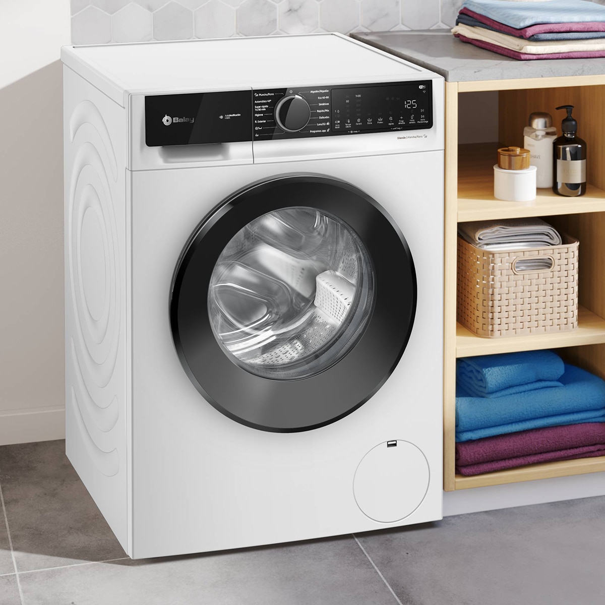 Lavadora Balay 10 kg / 1.400 rpm - 3TS3104BH Blanco-8