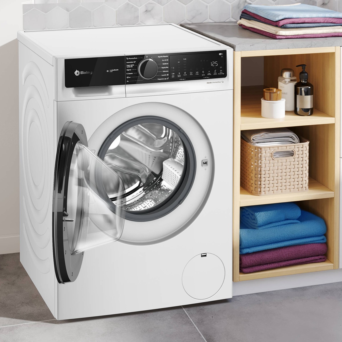 Lavadora Balay 10 kg / 1.400 rpm - 3TS3104BH Blanco-9