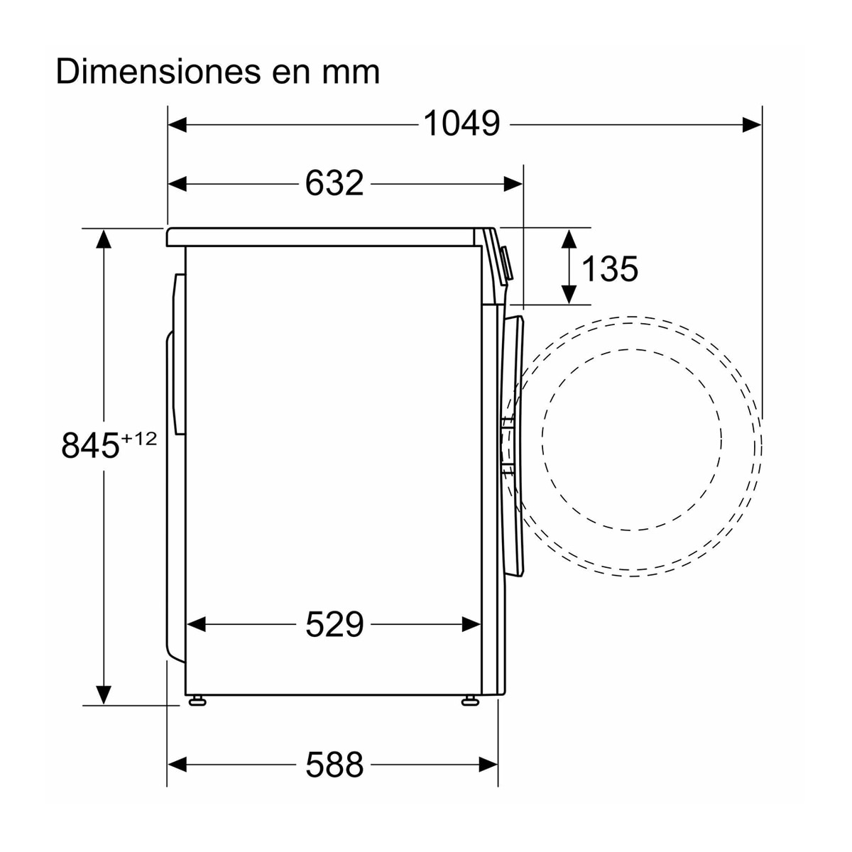 Thumbnail 1 de Balay 3TS3107BD lavadora 10 kg 1.400 rpm blanca
