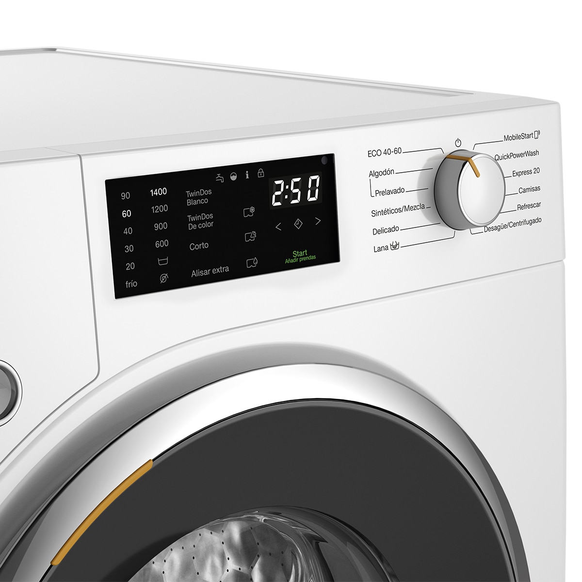 Lavadora Miele 9 kg / 1.400 rpm - WWG880WCS E LW - Blanco loto Blanco loto-3
