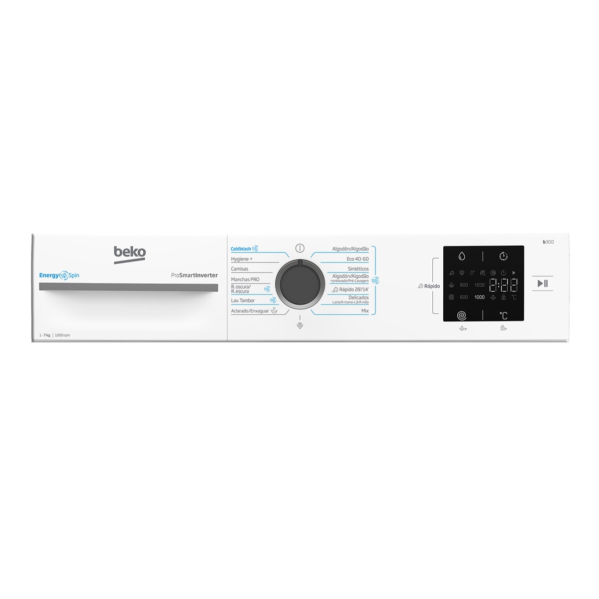 Lavadora Beko 7 Kg / 1.200 rmp - VBM3WFU37213WA Blanco-9