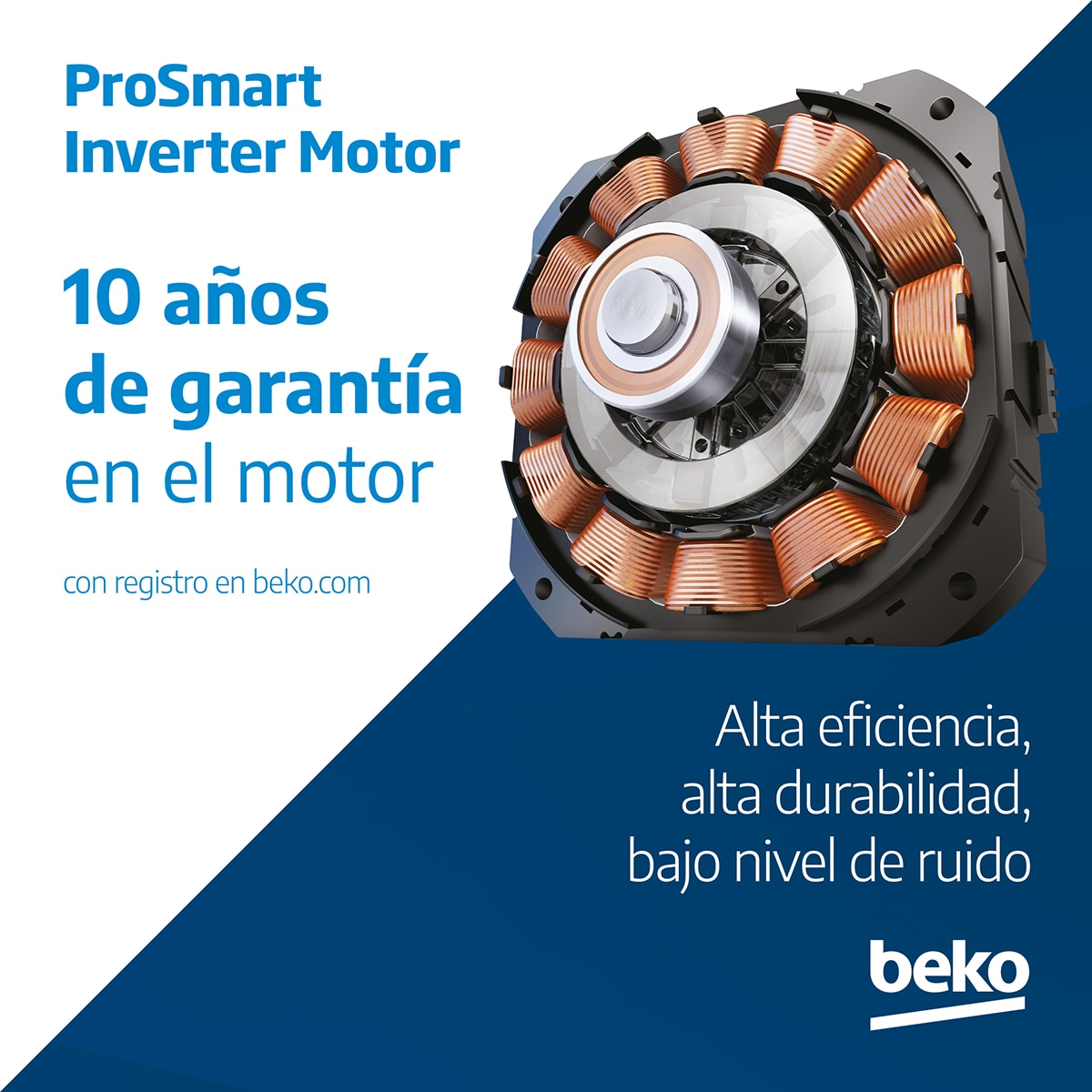 Lavadora Beko 8 Kg / 1.200 rmp - VBM3WFT38213WA Blanco-12