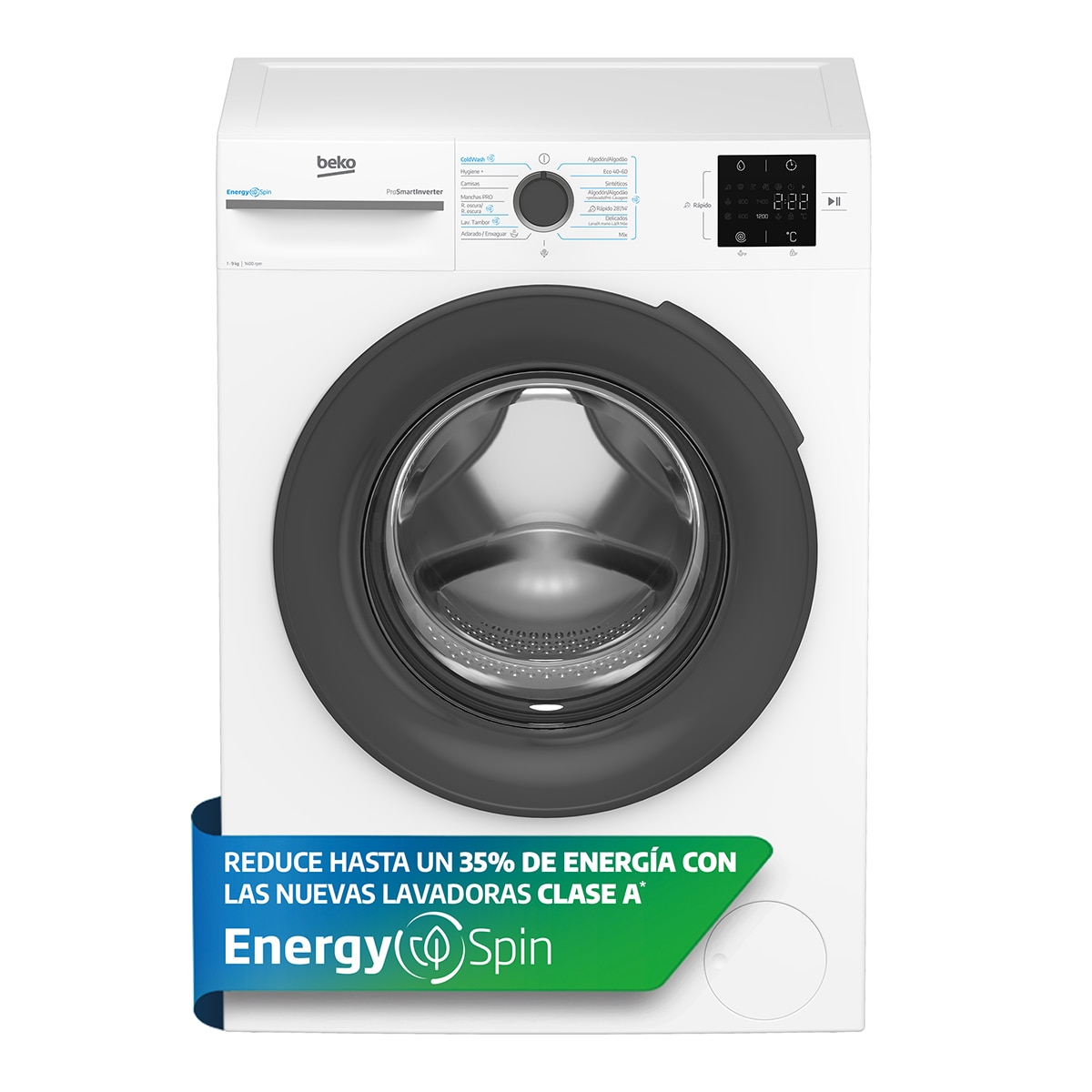 Lavadora Beko 9 Kg / 1.400 rmp - VBM3WFT39413WA Blanco-4