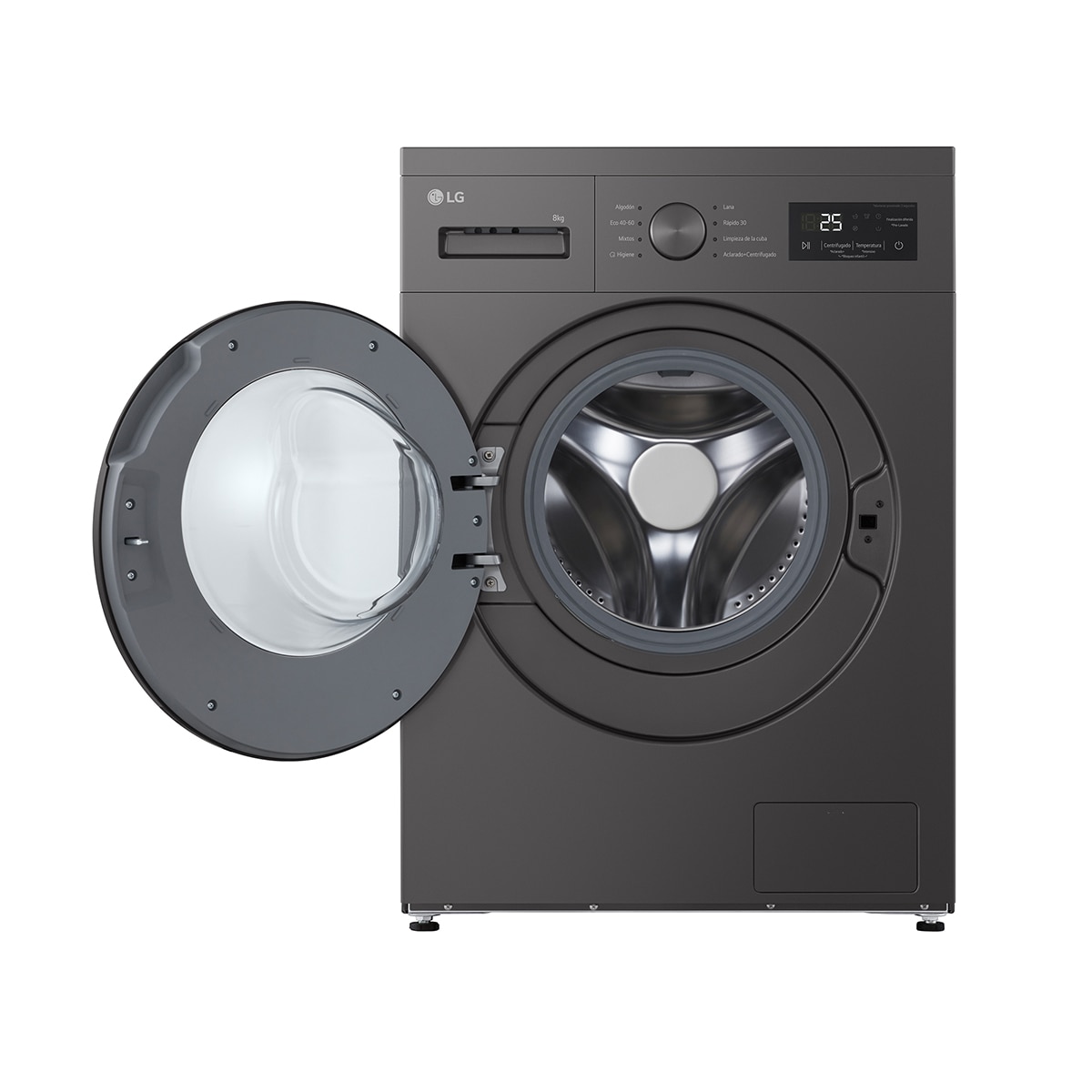 Lavadora LG  8kg / 1.400rpm - F4A10S8NDK Silver-5