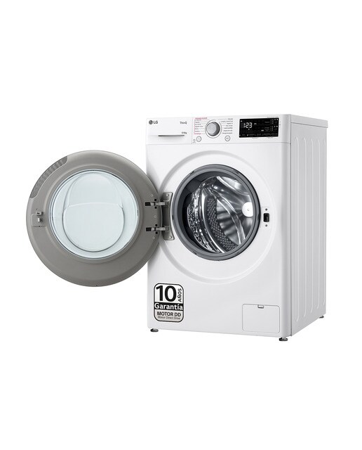 Lavadora secadora LG 9 kg / 1.400 rpm - F4DR5509A1W - Blanco Blanco-12