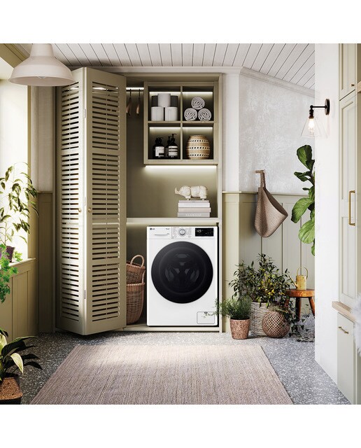 Lavadora secadora LG 9 kg / 1.400 rpm - F4DR5509A1W - Blanco Blanco-16