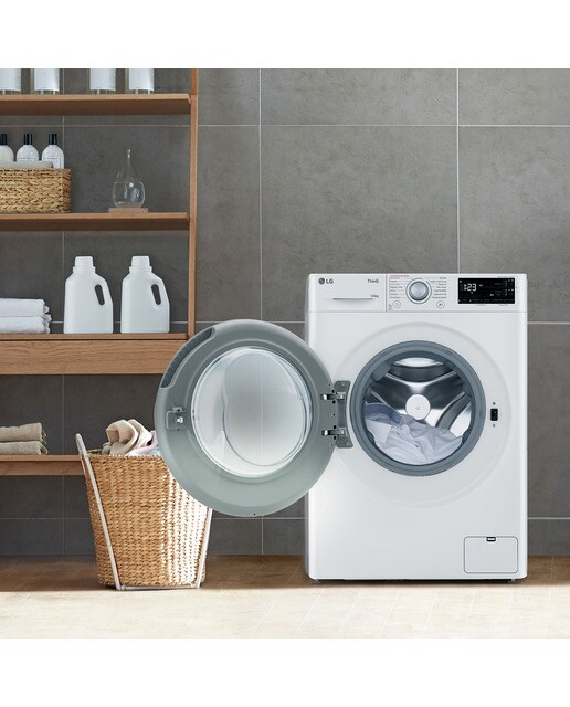 Lavadora secadora LG 9 kg / 1.400 rpm - F4DR5509A1W - Blanco Blanco-17