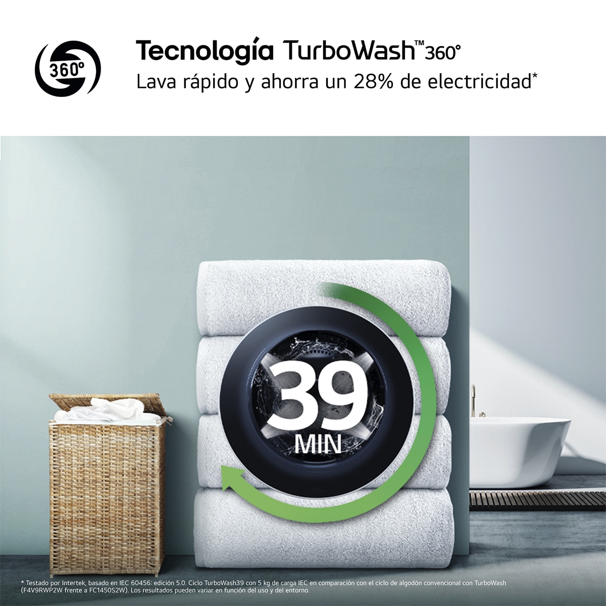 Lavadora LG 11kg / 1400rpm, Serie 750 - F4X7511TWS Blanco-10