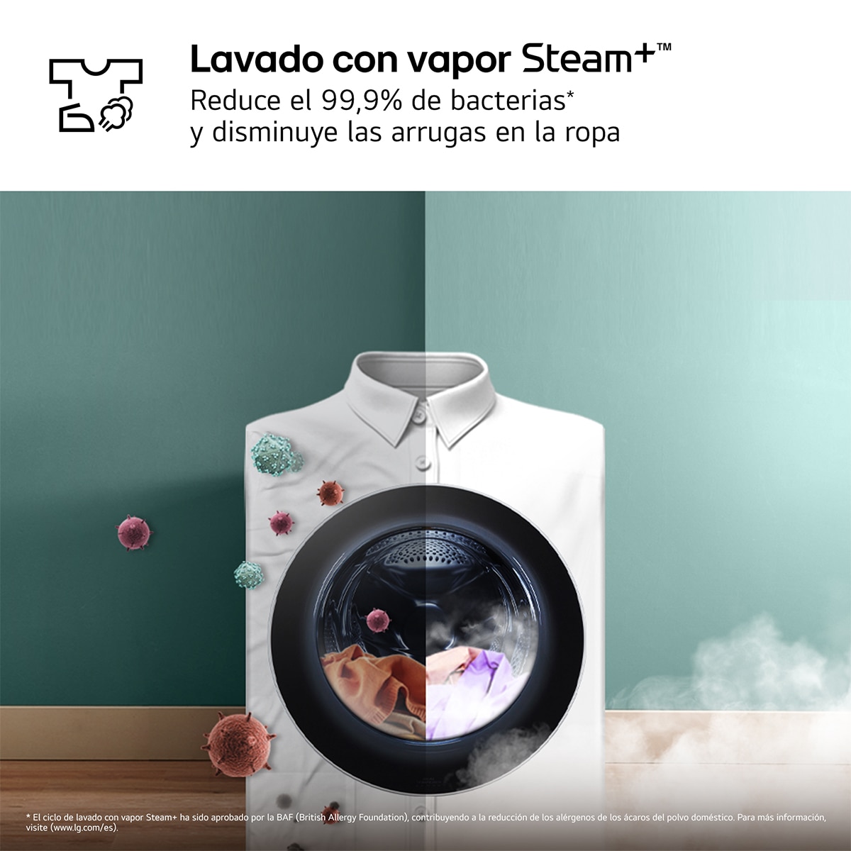 Lavadora LG 11kg / 1400rpm, Serie 750 - F4X7511TWS Blanco-11