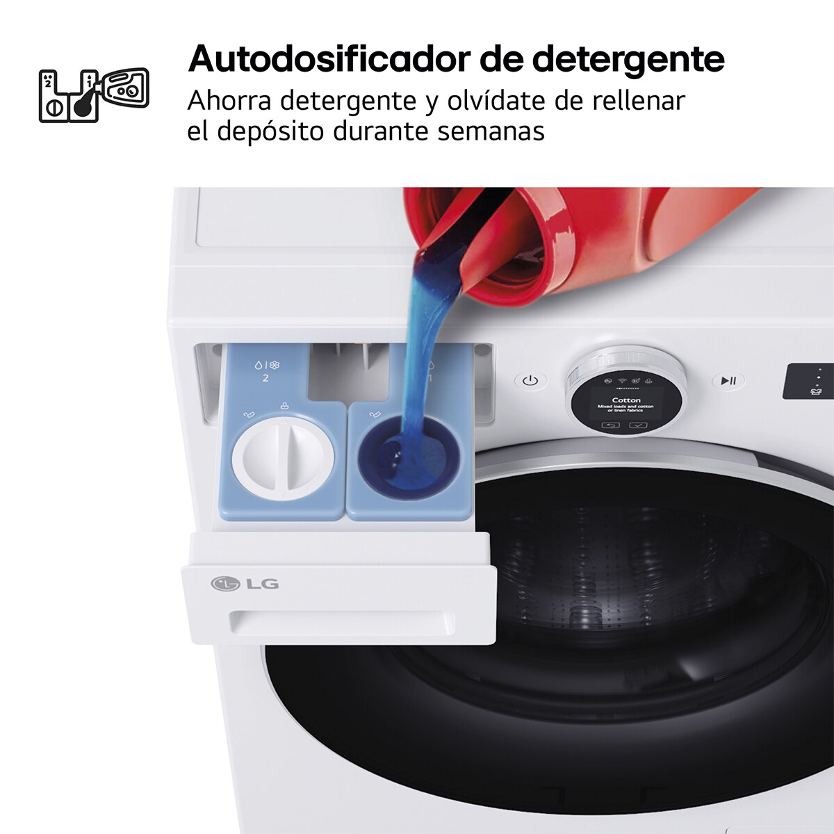 Lavadora LG 11kg / 1400rpm, Serie 750 - F4X7511TWS Blanco-13