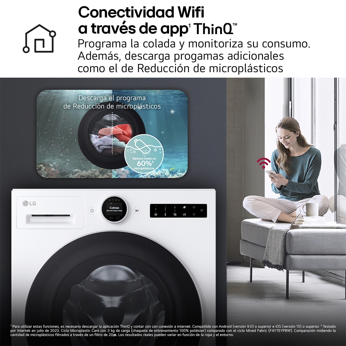 Lavadora LG 11kg / 1400rpm, Serie 750 - F4X7511TWS Blanco-15