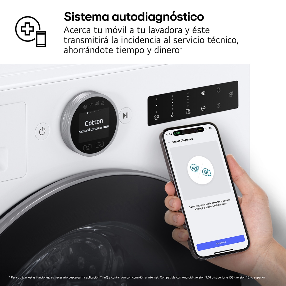 Lavadora LG 11kg / 1400rpm, Serie 750 - F4X7511TWS Blanco-16