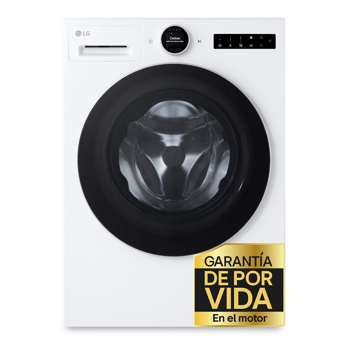 LG – Lavadora LG, Inteligente, AI Direct Drive, TurboWash 360º, Autodosificación 13kg / 1.400rpm, Serie 700 – F4X7513TWS.