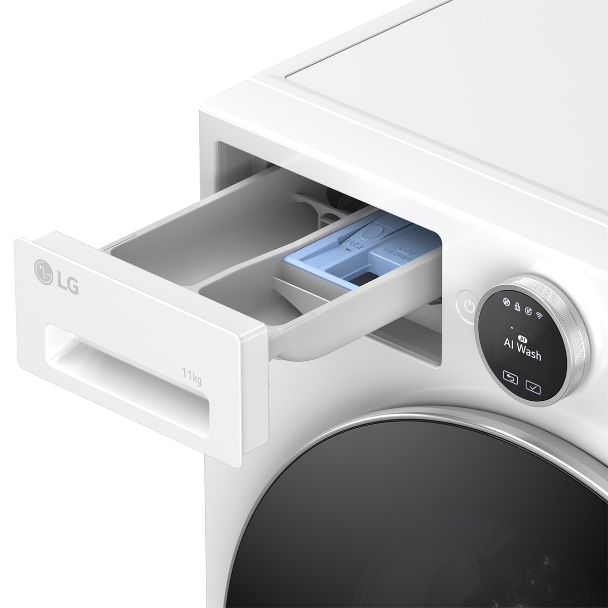 Lavadora LG, Inteligente, AI Direct Drive, TurboWash 360º, 11kg / 1.400rpm, Serie 700 - F4X7011TWS Blanco-14