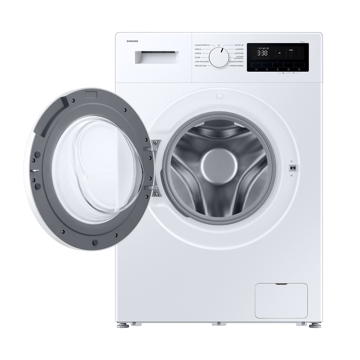 Lavadora Samsung 8Kg / 1.400 rpm Motor Digital Inverter - WW80FG3M05TWEC Blanco-9