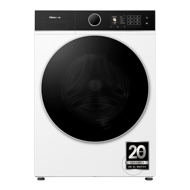 Lavadora Hisense 9 kg/1.400 rpm, Función Vapor - WF5i9043BWFS